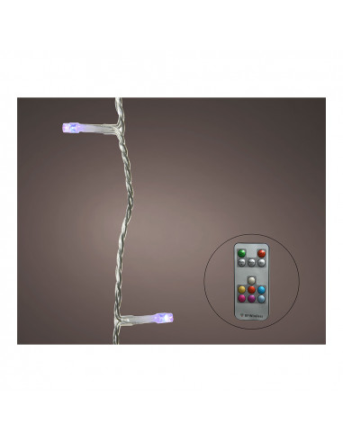 Guirlande led danzante avec contrôle 14,9m 100l. ip44.