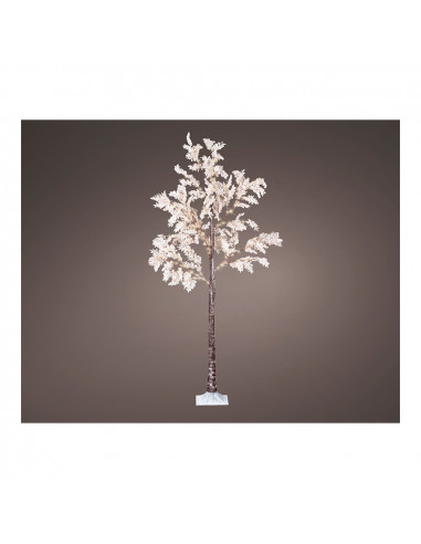 Arbre micro led fleurs blanches ip44 180cm