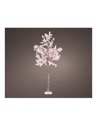 Arbre micro led fleurs roses ip44 180cm