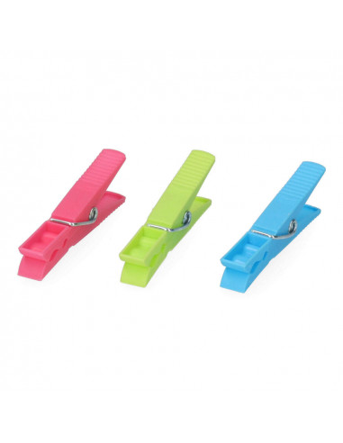 Pack 24 pinces à épiner en plastique edm