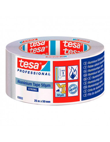 Ruban aluminium 50 micron 25m x 50mm 63652 tesa