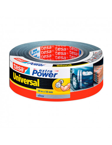 Ruban argent universel 50m x 50mm 56389 tesa