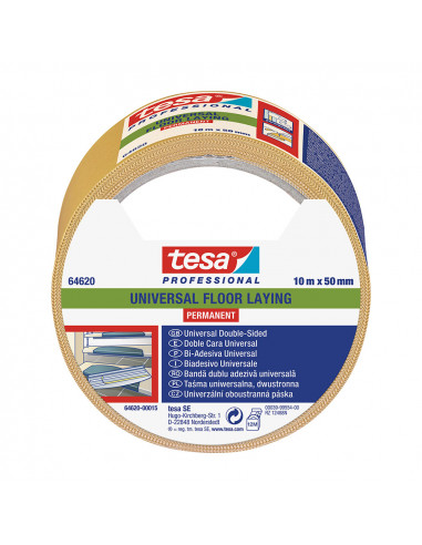 Ruban à plancher double face 10m x 50mm 64620 tesa