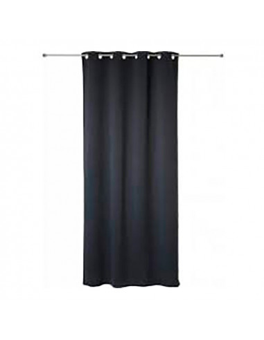 Pack 2ud de rideau cachant gris 135x240cm