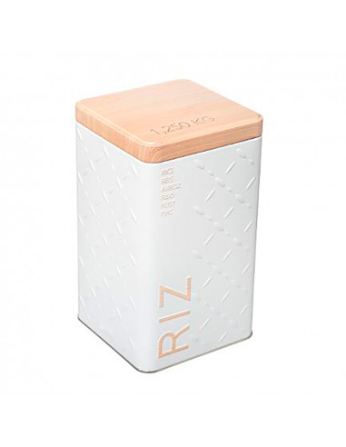 Boite metallique pour riz 1250 gr mod scandi nature