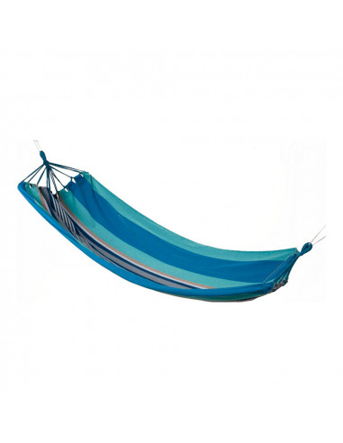 Hamac extérieur 100x200cm couleur rayures bleues