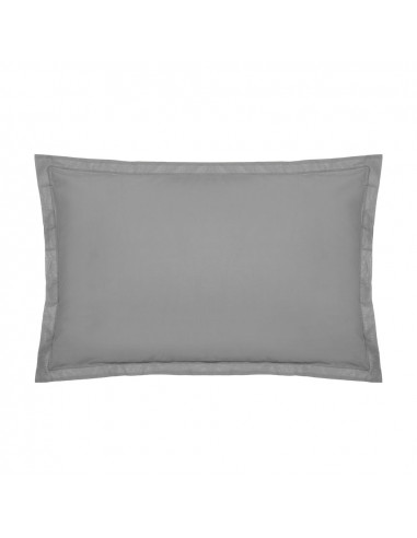 Housse de coussin gris 70x50cm.