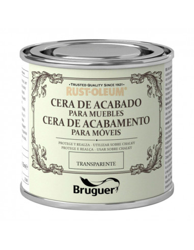 Rust-oleum cire à meubles finition chalky transparente 0.125l 5397501 bruguer