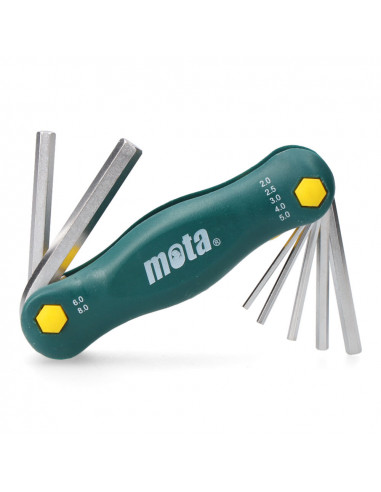 Jeu de clés allen type couteau lq71 mota