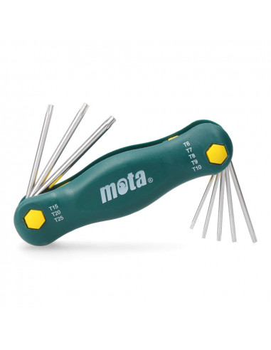 Jeu de clés torx type couteau lr81 mota