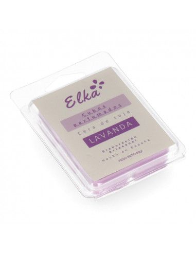 Pack de 6 cubes de cire parfumée parfum de lavande. cire de soja 100% naturelle.