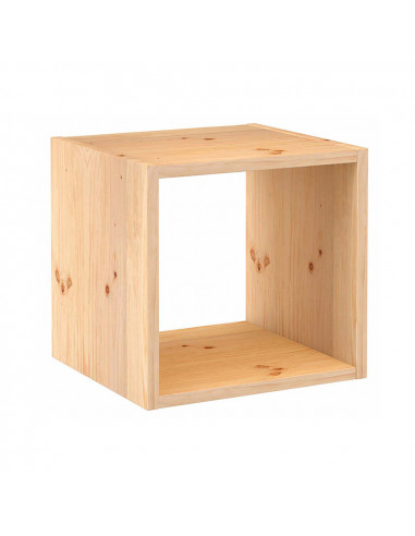 Étagère modulaire 1 cubes pin massif dinamique astigarraga