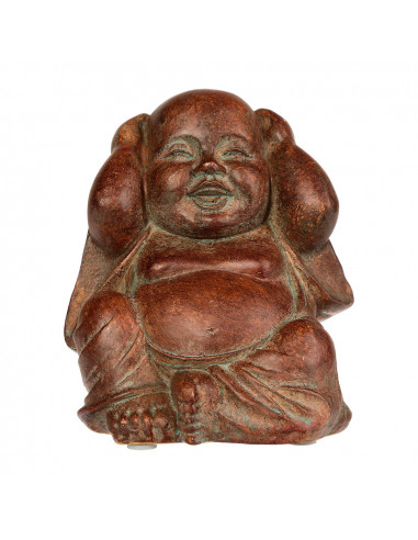 Collection bouddha 'sagesse santai' modèles assortis 12x11x9.5cm.