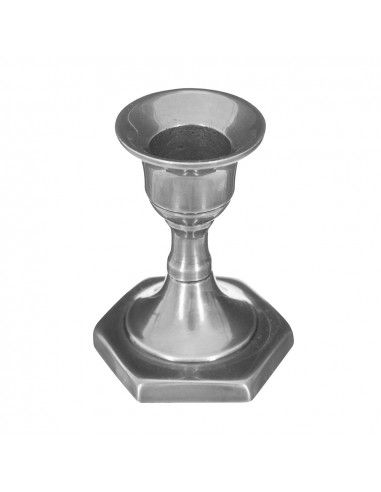 Candélabre en métal argenté 8x6cm modèles assortis