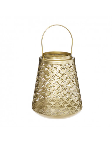 Bougie métallique collection or 'to feel good' 20x17cm