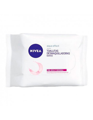 Nivea lingettes démaquillantes peaux sèches et sensibles 40ud