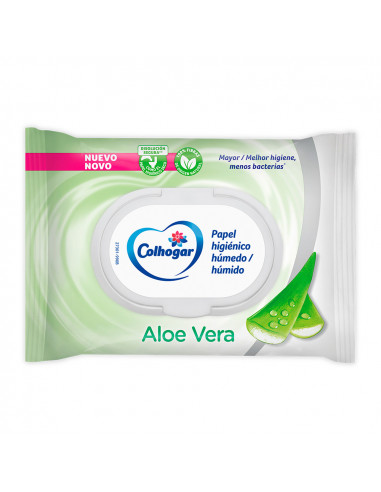 Papier toilette humide aloe vera colhogar 42ud