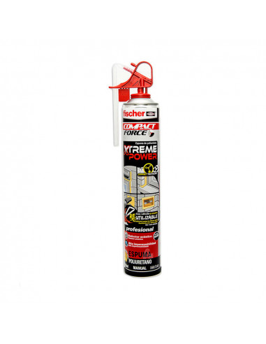 Manuel pu foam xtreme power 750 ml 53435 fischer.