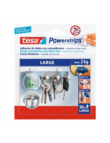 Tesa powerstrips remplacement bande adhésive double face big 58060