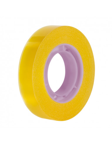 Ruban adhésif 12mm x 33m (jaune transparent) milan