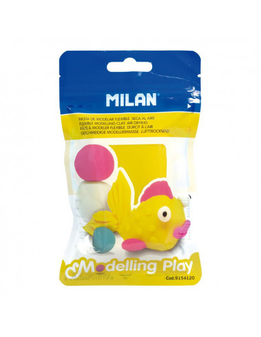 Pâte à modéliser modélisation jouer à sec dans l'air, 100g jaune milan