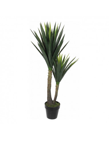 Yucca artificiel en pot plastique 120x60cm
