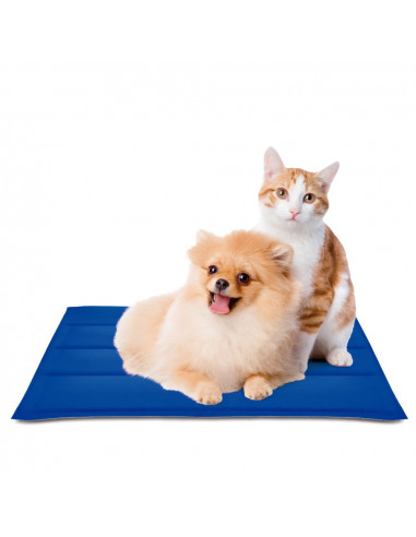 Tapis rafraîchissant cool mat gel bleu 50x40cm nayeco