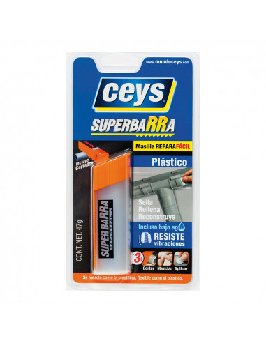Superbar de réparation plastique 47g ceys 505031