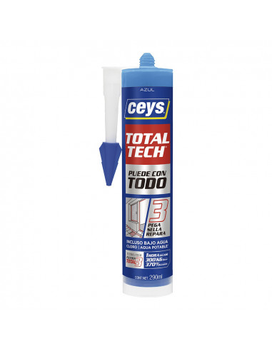 Cartouche ceys total tech bleu 290ml 507125