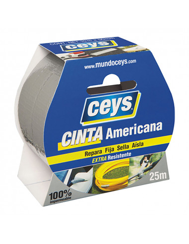 Rouleau argent ruban americain ceys 25m x 50mm 507603