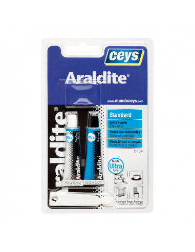 Ceys araldite standard blister petit 5 + 5ml 510106