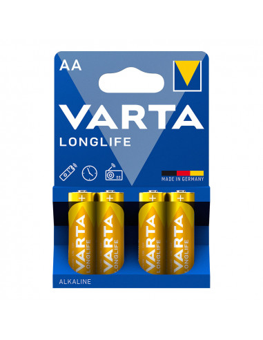 S.of. pile alkalina varta aa - lr06 longlife (emballage 4 unit) ø14,5x50,5mm