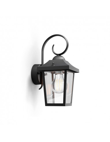 Applique e27 noir buzzard philips