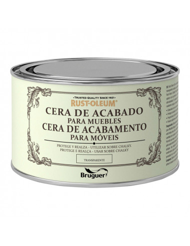 Rust-oleum cire à meubles finition chalky transparente 0.4l bruguer