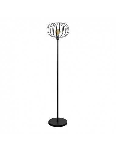 Lampe de pied (salon) vintage e27 60w couleur noire ø35x150cm