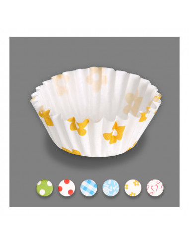 Blister 75 moule a madeleine 4,3x2,5cm papier