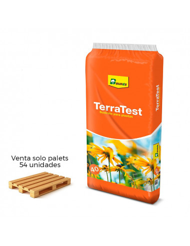 *dernières unités* terratest substrat pour plantes 40 l bures