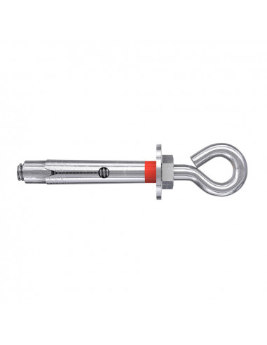Boite 100 bouchons metal fsl 8 oeil fini femelle ferme m6x45 45766 fischer