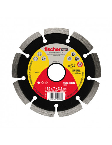 Disque de coupe fcd-ses 125x2,2x22,23dia 512855 fischer