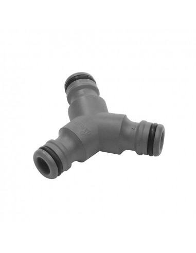 Triple "y" derivation passant de 19mm (3/4) à 13mm (1/2") (blister) gardena