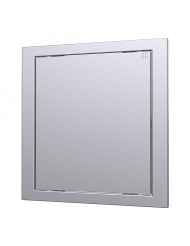 Trappes de visite plastique argent mat 15x15cm