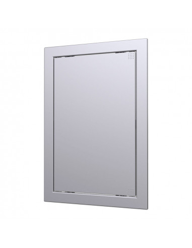 Trappes de visite plastique argent mat 20x40cm
