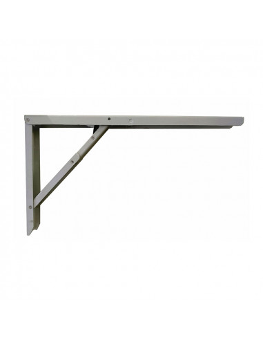 Equerres d´ acier pliant abat-table argent 30x52cm.