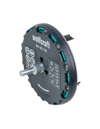 Scie à couronne réglable ah 45-130 5978000 wolfcraft