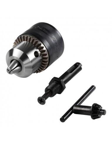 Ensemble sds-plus: mandrin 1,5-13mm, clé de mandrin s 2 a et adaptateur de mandrin. 2649000 wolfcraft
