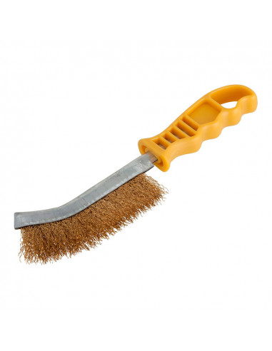 Brosse a main laiton manche plastique 2716000 wolfcraft