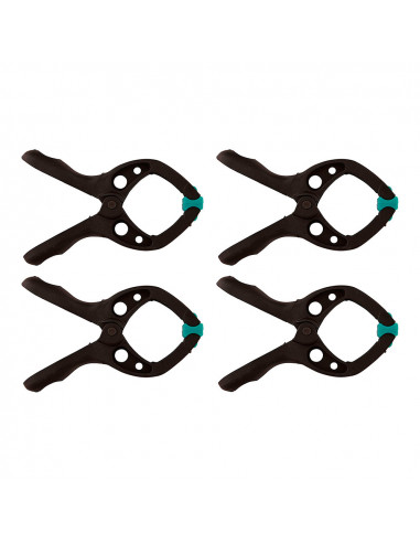 Pack 4 pinces microfix avec ressort 3432000 wolfcraft