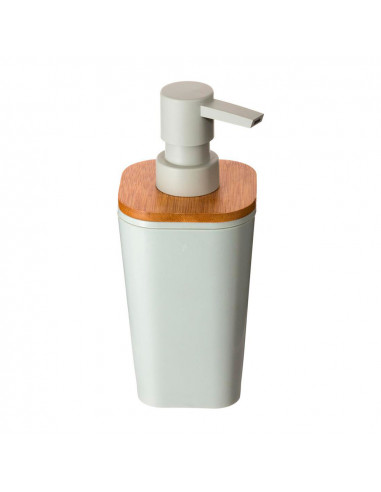 Distributeur de savon de bain bambou blanc collection 'natureo'