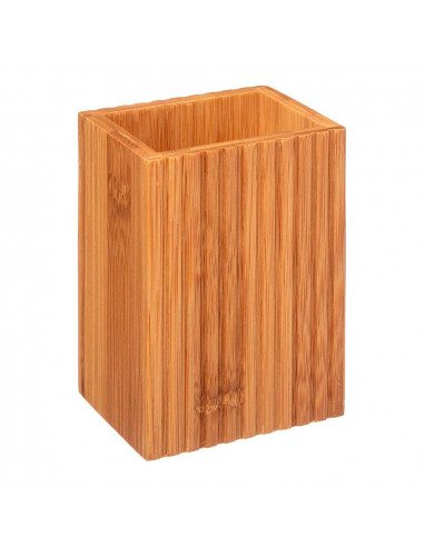 Verre de salle de bain en bambou collection 'terre'