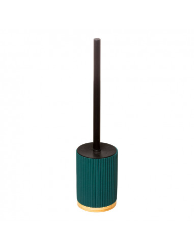 Brosse de salle de bain verte petrol. collection 'couleurs'